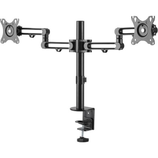 Picture of StarTech.com Desk Mount Dual Monitor Arm - Ergonomic VESA Compatible Mount for up to 32 inch Displays - Desk / C-Clamp - Articulating