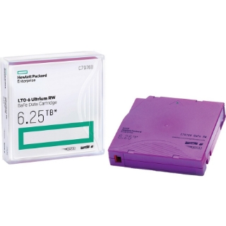 Picture of HPE LTO-6 Ultrium 6.25 TB BaFe RW Data Cartridge