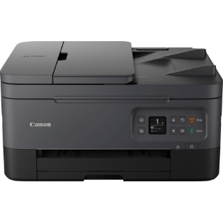 Picture of Canon PIXMA TR TR7020 Inkjet Multifunction Printer-Color-Copier/Scanner-4800x1200 dpi Print-Automatic Duplex Print-200 sheets Input-1200 dpi Optical Scan-Wireless LAN-Wireless PictBridge-Mopria-Canon PRINT App-PIXMA Cloud Link-Canon Plug-in Print