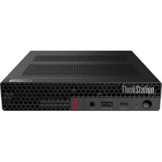 Picture of Lenovo ThinkStation P350 30EF004YUS Workstation - 1 x Intel Core i9 Octa-core (8 Core) i9-11900T 11th Gen 1.50 GHz - 16 GB DDR4 SDRAM RAM - 512 GB SSD - Tiny - Black