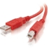 Picture of C2G 3m USB 2.0 A/B Cable - Red