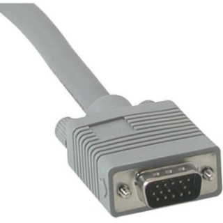 Picture of C2G 25ft Premium Shielded HD15 SXGA M/M Monitor Cable with 45&deg; Angled Male Connector