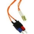 Picture of C2G-7m LC-SC 50/125 OM2 Duplex Multimode PVC Fiber Optic Cable - Orange