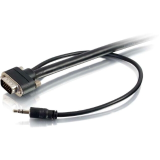 Picture of C2G 3ft Select VGA + 3.5mm Stereo Audio Cable - In-Wall CMG-Rated VGA Cable