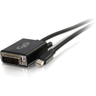 Picture of C2G 3ft Mini DisplayPort to DVI Cable - Single Link DVI-D Adapter - Black