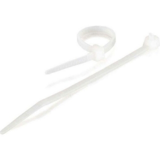 Picture of C2G 7.75in Releasable/Reusable Cable Ties - White - 50pk