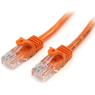 Picture of StarTech.com 15 ft Orange Snagless Cat5e UTP Patch Cable