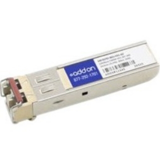 Picture of AddOn Calix 100-03792-BXU-HD1 Compatible TAA Compliant 1000Base-CWDM HD1 SFP Transceiver (SMF, 1610nm LTx/HRx, 80km, LC, DOM)