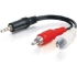 Picture of C2G 3ft Value Series One 3.5mm Stereo Male To Two RCA Stereo Male Y-Cable