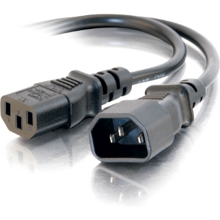 Picture of C2G 15ft 18 AWG Computer Power Extension Cord (IEC320C14 to IEC320C13)