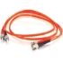 Picture of C2G-1m ST-ST 62.5/125 OM1 Duplex Multimode Fiber Optic Cable (TAA Compliant) - Orange