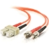 Picture of C2G 10m SC-ST 62.5/125 OM1 Duplex Multimode PVC Fiber Optic Cable (USA-Made) - Orange