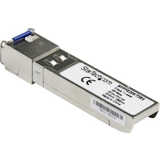 Picture of StarTech.com Juniper SFP-FE20KT13R15 Compatible SFP Module - 100BASE-BX-U - 10 GbE Gigabit Ethernet BiDi Fiber (SMF)