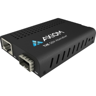 Picture of Axiom Mini 10Gbs RJ45 to SFP+ Fiber Media Converter - Open SFP+ Port