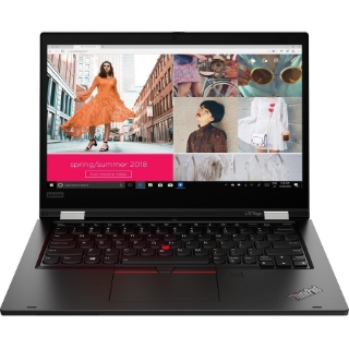 Picture of Lenovo ThinkPad L13 Yoga Gen 2 20VK0055US 13.3" Touchscreen Convertible 2 in 1 Notebook - Full HD - 1920 x 1080 - Intel Core i5 11th Gen i5-1135G7 Quad-core (4 Core) 2.40 GHz - 8 GB Total RAM - 256 GB SSD - Black