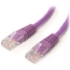 Picture of StarTech.com 6 ft Purple Molded Cat5e UTP Patch Cable