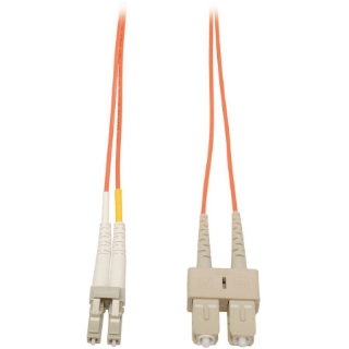 Picture of Tripp Lite 1M Duplex Multimode 62.5/125 Fiber Optic Patch Cable LC/SC 3' 3ft 1 Meter