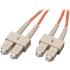 Picture of Tripp Lite 30M Duplex Multimode 50/125 Fiber Optic Patch Cable SC/SC 100' 100ft 30 Meter