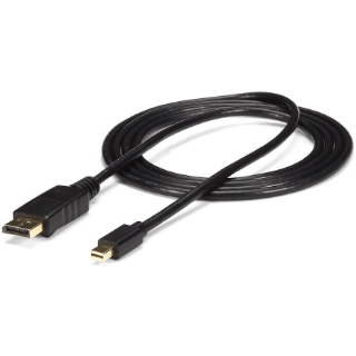 Picture of StarTech.com 10ft (3m) Mini DisplayPort to DisplayPort 1.2 Cable, 4K x 2K mDP to DisplayPort Adapter Cable, Mini DP to DP Cable