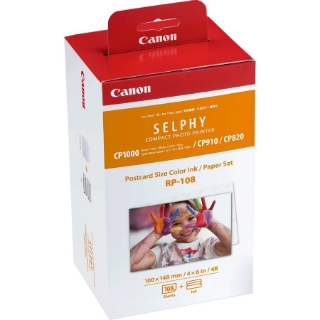 Picture of Canon RP-108 Original Ink Cartridge/Paper Kit