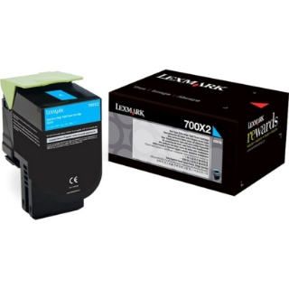 Picture of Lexmark Unison 700X2 Toner Cartridge - Cyan