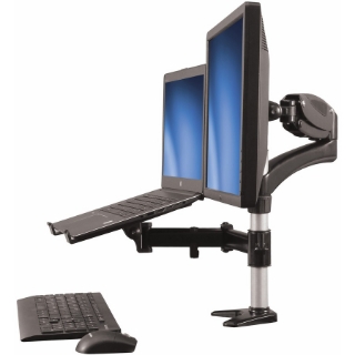 Picture of StarTech.com Laptop Monitor Stand - Computer Monitor Stand - Full Motion Articulating - VESA Mount Monitor Desk Mount