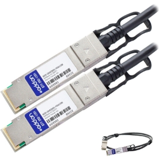 Picture of AddOn Arista Networks CAB-Q-Q-5M to Multiple OEM Compatible TAA Compliant 40GBase-CU QSFP+ to QSFP+ Direct Attach Cable (Passive Twinax, 5m)