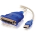 Picture of C2G 6ft USB to DB25 Parallel Printer Adapter Cable