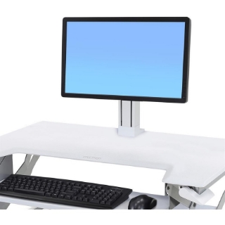 Picture of Ergotron WorkFit Cart Mount for LCD Display - White