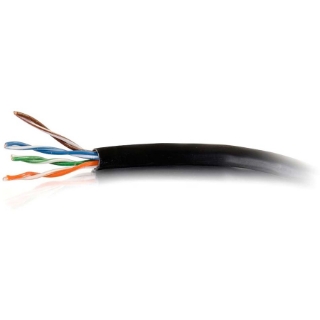 Picture of C2G 1000ft Cat6 Bulk Ethernet Network Cable-Solid UTP Plenum CMP Black TAA