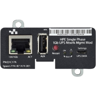 Picture of HPE Single Phase 1Gb UPS Network Management Module