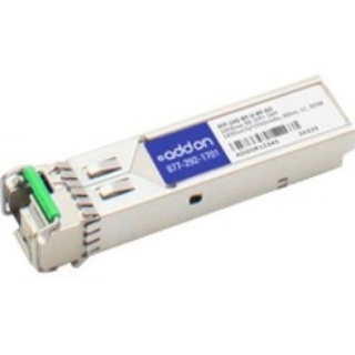 Picture of AddOn Cisco SFP-10G-BX-U-80 Compatible TAA Compliant 10GBase-BX SFP+ Transceiver (SMF, 1490nmTx/1550nmRx, 80km, LC, DOM)