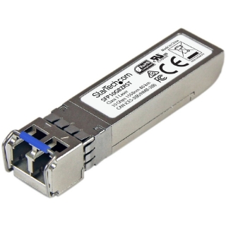 Picture of StarTech.com MSA Uncoded SFP+ Module - 10GBASE-ZR - 10GE Gigabit Ethernet SFP+ 10GbE Single Mode Fiber (SMF) Optic Transceiver - 80km DDM