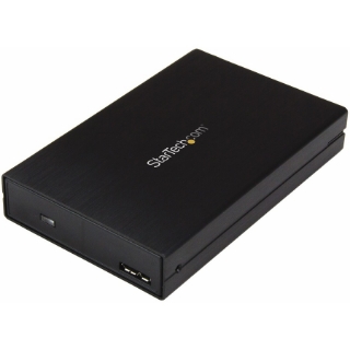 Picture of StarTech.com 2.5" USB-C Hard Drive Enclosure - USB 3.1 Type C - with USB-C and USB-A Cable - USB 3.0 HDD Enclosure