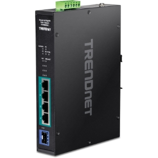 Picture of TRENDnet 5-port Industrial Gigabit PoE+ DIN-Rail Switch -20&deg; - 65&deg;C (-4&deg; - 149&deg;F)