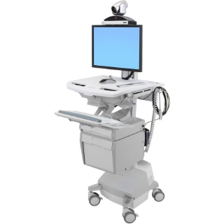 Picture of Ergotron StyleView Telemedicine Cart, Single Monitor, Powered