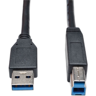 Picture of Tripp Lite 10ft USB 3.0 SuperSpeed Device Cable 5 Gbps A Male to B Male Black