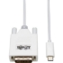 Picture of Tripp Lite USB C to DVI Adapter Cable USB 3.1 1080p M/M USB-C White 10ft