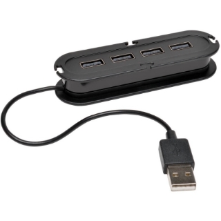 Picture of Tripp Lite 4-Port USB 2.0 Mobile Hi-Speed Ultra-Mini Hub w/ Power Adapter