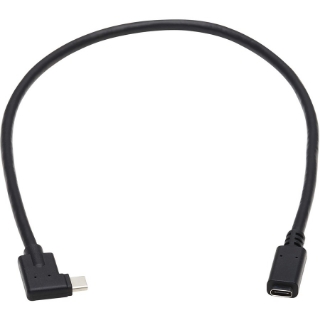 Picture of Tripp Lite U421-20N-G2-RA USB-C Extension Cable, M/F, Black, 20 in. (0.5 m)