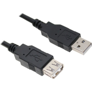 Picture of Axiom USB 2.0 Type-A to USB Type-A Extension Cable M/F 15ft