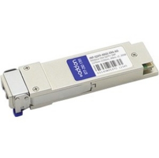 Picture of AddOn Juniper Networks JNP-QSFP-40GE-ER4 Compatible TAA Compliant 40GBase-ER4 QSFP+ Transceiver (SMF, 1270nm to 1330nm, 40km, LC, DOM)