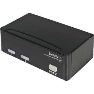 Picture of StarTech.com 2 Port Professional PS/2 KVM switch - PS/2 - 2 ports - 1 local user - 1U