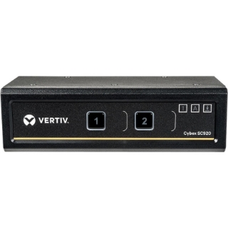 Picture of Vertiv Cybex SC900 Secure Desktop KVM Switch |2 Port Dual-Head | DVI-I |TAA