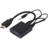 Picture of Axiom HDMI Male to VGA Female Adapter with Audio (Black)