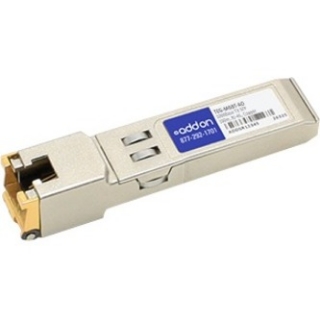 Picture of AddOn TRENDnet TEG-MGBT Compatible TAA Compliant 10/100/1000Base-TX SFP Transceiver (Copper, 100m, RJ-45)