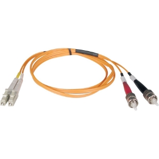 Picture of Tripp Lite 50M Duplex Multimode 62.5/125 Fiber Optic Patch Cable LC/ST 164' 164ft 50 Meter