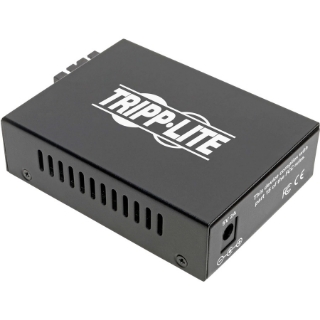 Picture of Tripp Lite Gigabit Singlemode Fiber to Ethernet Media Converter, SC, 1310 nm, 20 km (12.4 mi.)