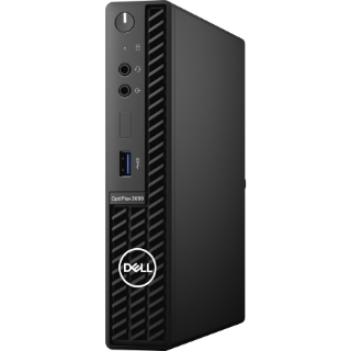 Picture of Dell OptiPlex 3000 3090 Desktop Computer - Intel Core i5 10th Gen i5-10500T Hexa-core (6 Core) 2.30 GHz - 8 GB RAM DDR4 SDRAM - 256 GB M.2 PCI Express NVMe SSD - Micro PC - Black