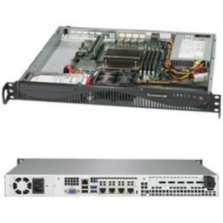 Picture of Supermicro SuperServer 5019C-M4L Barebone System - 1U Rack-mountable - Socket H4 LGA-1151 - 1 x Processor Support